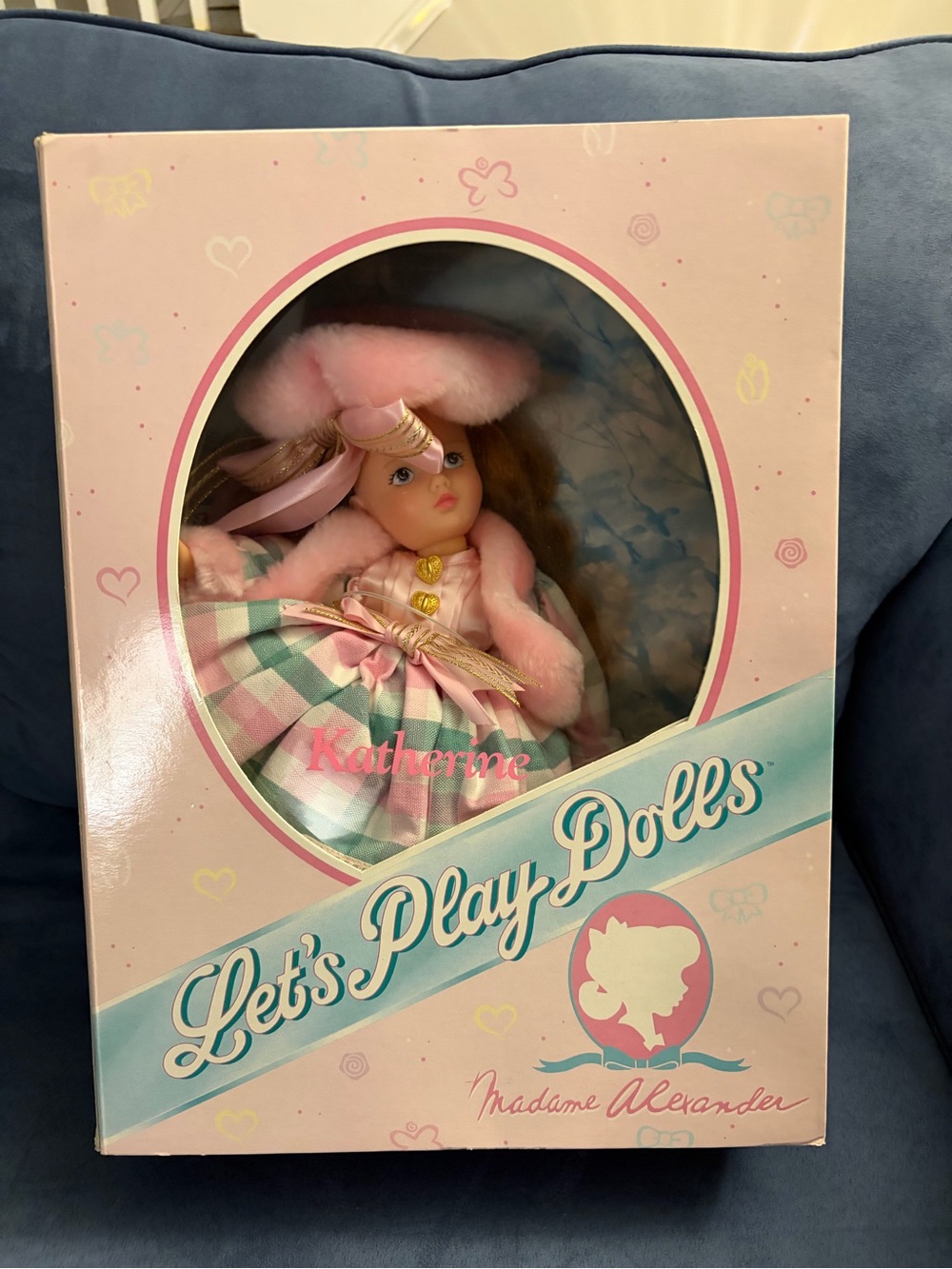 Madame Alexander Katherine Pink Plaid Dress Play Doll